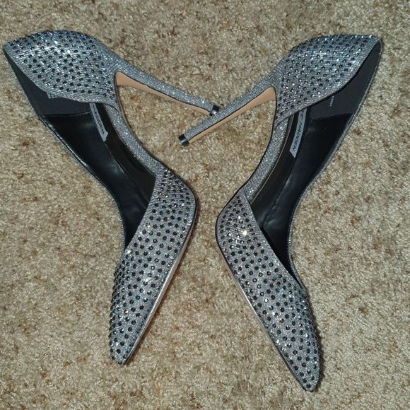 Steve Madden Proper Crystal D'Orsay Pumps sz 7 - Picture 5 of 8